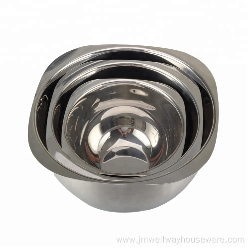 Hot Selling Stainless Steel Square Mixing Bowls